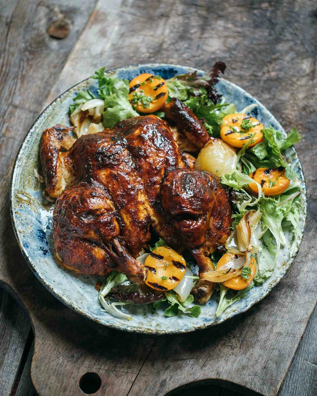 Apricot Barbecued Chicken